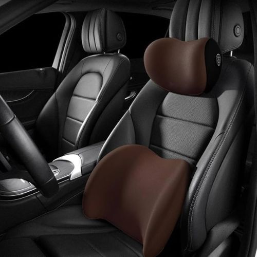 Car Headrest & Lumbar Support Cushion