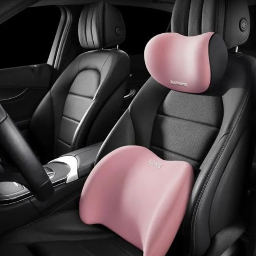 Car Headrest & Lumbar Support Cushion