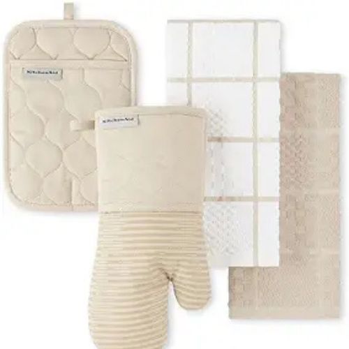 KitchenAid 4-Piece Oven Mitt & Towel set