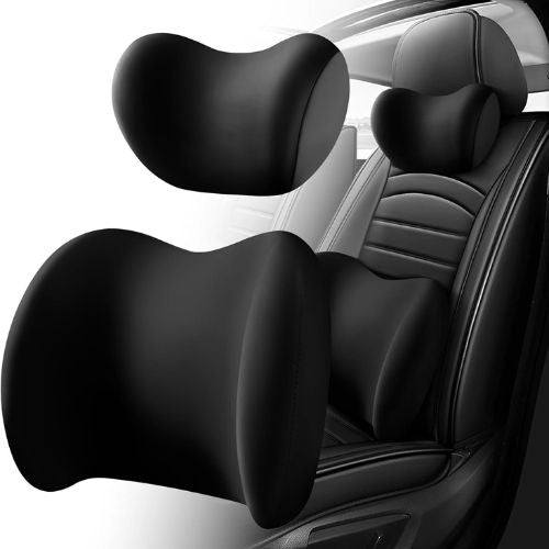 Car Headrest & Lumbar Support Cushion
