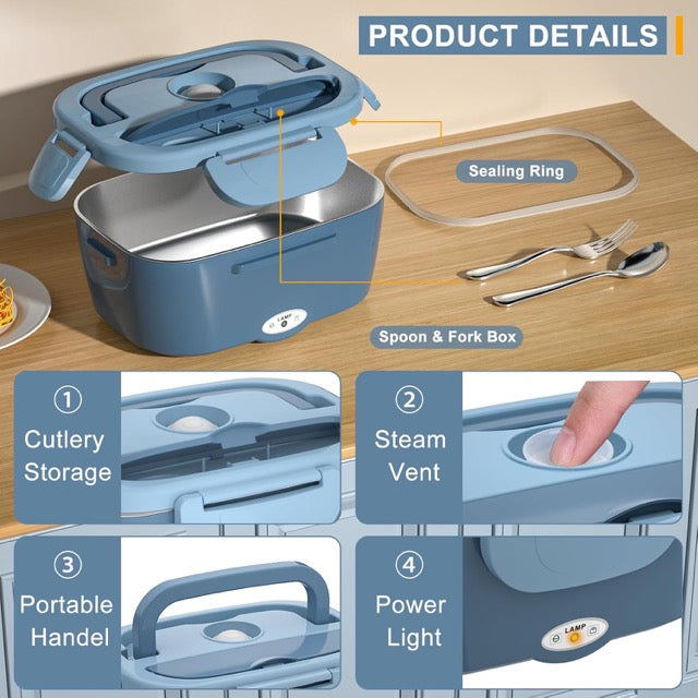 Electric lunch Box With portable bag